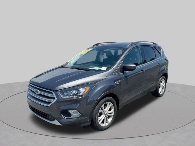 2018 Ford Escape SEL in Magnetic — front three-quarter view