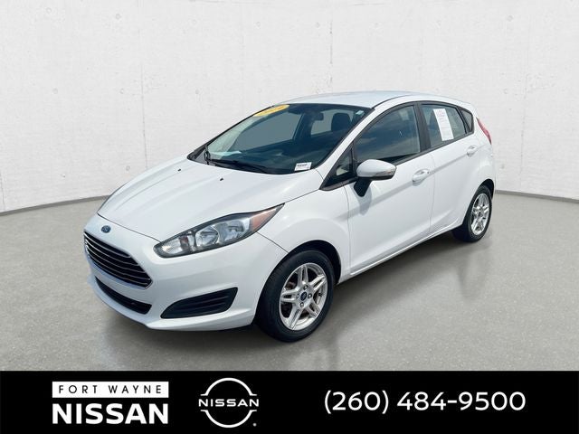 2019 Ford Fiesta SE in White — front three-quarter view